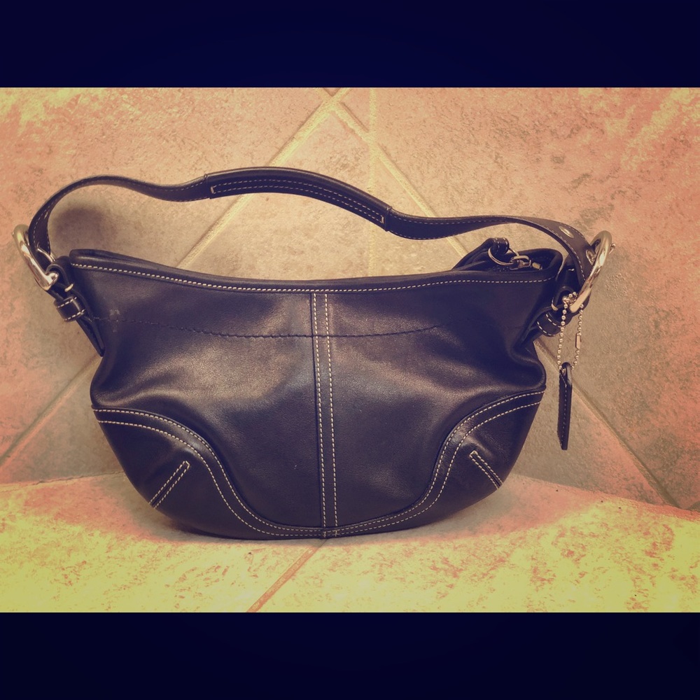 Small black handbag
